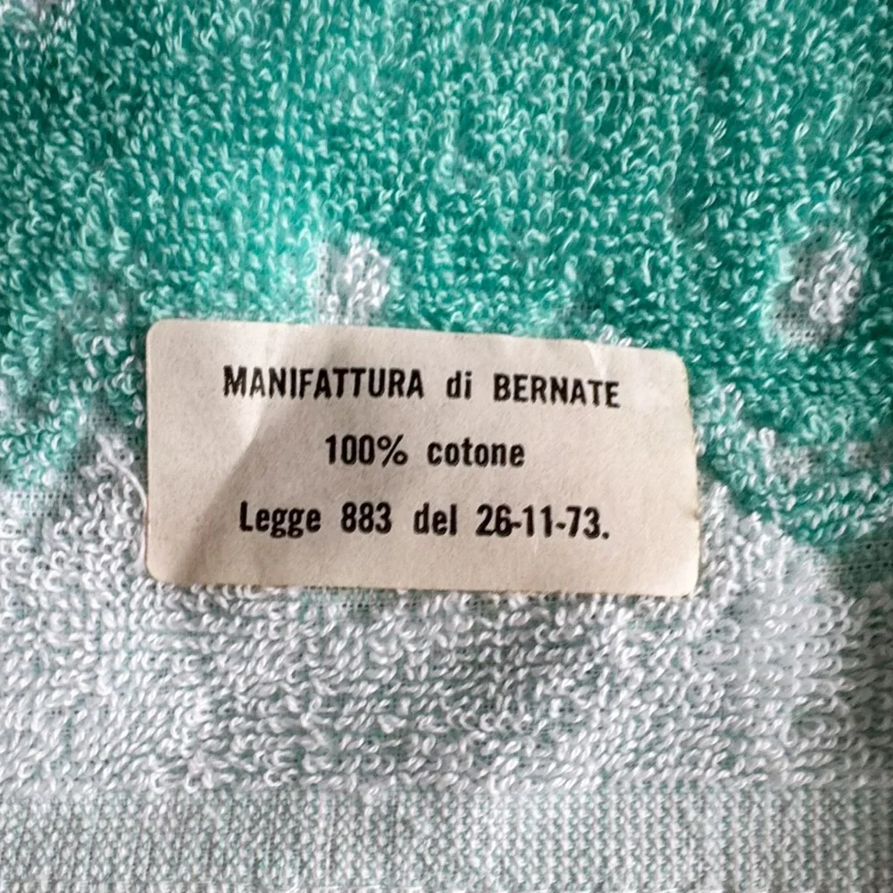 Vintage Italian His and Hers Towel Set - New in Box